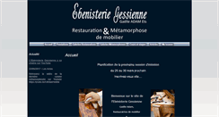 Desktop Screenshot of ebenisterie-gessienne.com